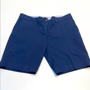 TOMMY HILFIGER Womens 6 Blue Cotton Khaki Shorts